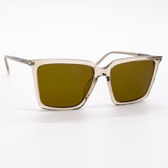 NEW SAINT LAURENT SL 474 005 YELLOW BROWN WOMEN SUNGLASSES SAINT LAURENT SL474 main image 9